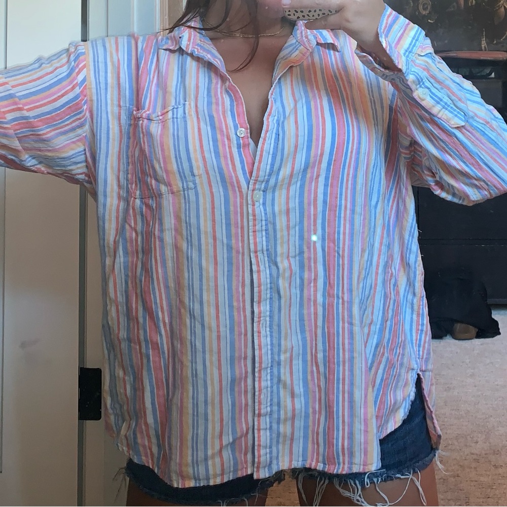 OLD NAVY COLORFUL BLOUSE SIZE WOMENS XL